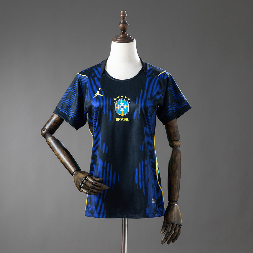 CAMISA BRASIL II TORCEDOR 2025/2026 - AZUL - FEMININA